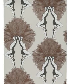 The Graduate Collection New Showgirls Wallpaper Metallic Bronze & Cream