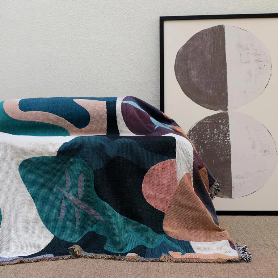 Stray Studio Blankets And Throws - Esme Memphis To Miami 3 Stray Studio Blankets And Throws - Esme Memphis To Miami