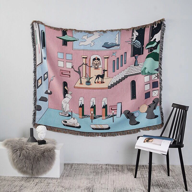 Memphis To Miami Stray Studio Blankets And Throws - Dante 3 Memphis To Miami Stray Studio Blankets And Throws - Dante