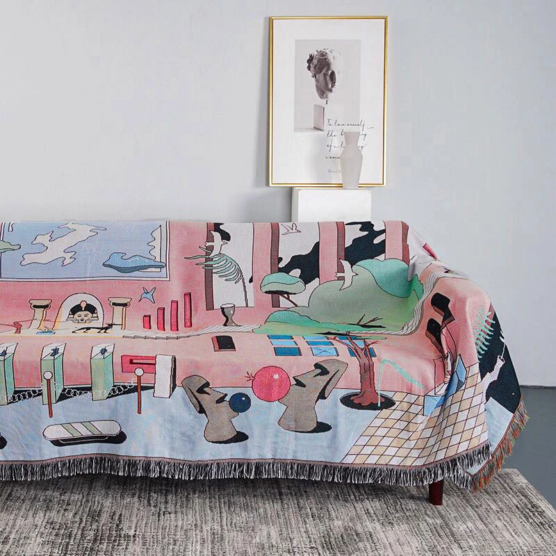 Memphis To Miami Stray Studio Blankets And Throws - Dante 4 Memphis To Miami Stray Studio Blankets And Throws - Dante