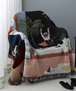 Memphis To Miami Stray Studio Blankets And Throws - Luna 15 Memphis To Miami Stray Studio Blankets And Throws - Luna