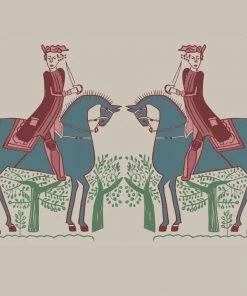 Annika Reed Studio New Redcoat Wallpaper - Stone