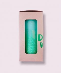 Pink Stories Neon Dip Dye Glitter Pillar Candle - Blue New 10 Pink Stories Neon Dip Dye Glitter Pillar Candle - Blue New