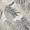 Brand Mckenzie Memphis To Miami Abstract Jungle Wallpaper, Putty Grey