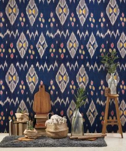 Mind The Gap Indigena Adras Ikat Wallpaper