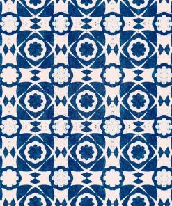 Mind The Gap Aegean Tiles Red Wallpaper Blue Skies Ahead