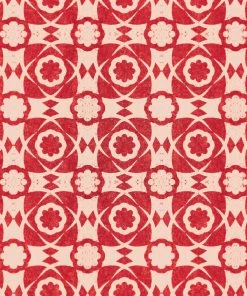 Mind The Gap Blue Skies Ahead Aegean Tiles Ultramarine Green Wallpaper