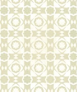 Mind The Gap Aegean Tiles Indigo Wallpaper