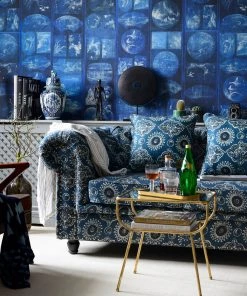 Mind The Gap Wallpaper & Paint Aizome Collage Wallpaper