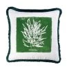 Mind The Gap Havana Tropicana Algae I / Palmera Cubana Linen Cushion