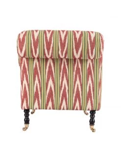 Mind The Gap Anatolia Chaise Lounge Bakhmal Ikat Woven Fabric