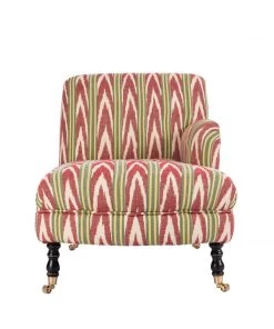 Mind The Gap Anatolia Chaise Lounge Bakhmal Ikat Woven Fabric