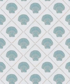 Annika Reed Studio Aphrodite Wallpaper - Shelly Blue