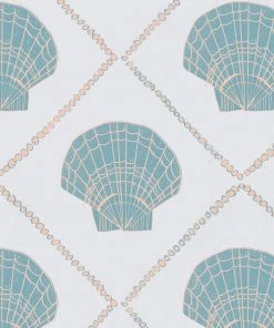 Annika Reed Studio Aphrodite Wallpaper - Shelly Blue