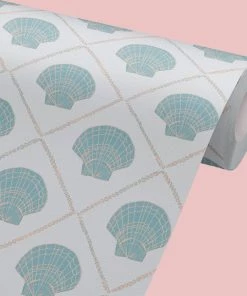 Annika Reed Studio Aphrodite Wallpaper - Shelly Blue