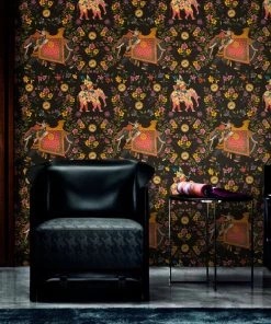 Mind The Gap Aristocracy Anthracite Wallpaper