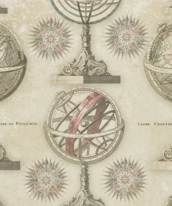 Mind The Gap Armillary Wallpaper