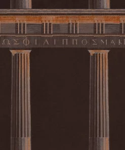 Mind The Gap Wallpaper & Paint Athena Anthracite Wallpaper