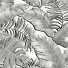 Brand Mckenzie Banana Leaves Max Wallpaper, Black & White