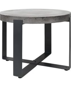 Cozy Living Memphis To Miami Barbican Concrete Side Table Low