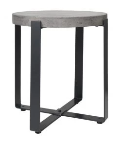 Cozy Living Barbican Concrete Side Table Tall Memphis To Miami