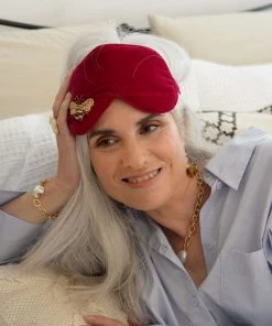 My Doris Luxury Bronze Bee Velvet Eye Mask