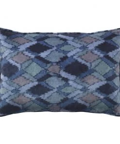 Cozy Living Cushions - VELVET CAMOUFLAGE BLUE