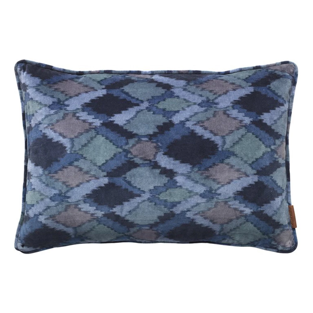 Cozy Living Cushions - VELVET CAMOUFLAGE BLUE 3 Cozy Living Cushions - VELVET CAMOUFLAGE BLUE