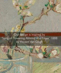 BN Les Jardins Royaux Van Gogh Wallpaper 'Sprig Of Flowering' Almond Blue