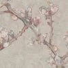 BN Van Gogh Wallpaper 'Sprig Of Flowering Almond' Grey Les Jardins Royaux