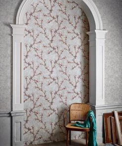 BN Van Gogh Wallpaper 'Sprig Of Flowering Almond' Grey Les Jardins Royaux 7 BN Van Gogh Wallpaper 'Sprig Of Flowering Almond' Grey Les Jardins Royaux