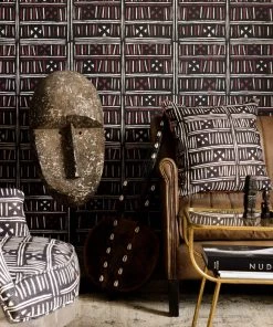 Mind The Gap Bogolanfini Wallpaper Indigena