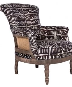 Mind The Gap Louis Deconstructed Chair - Bogolanfini Linen