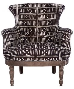 Mind The Gap Louis Deconstructed Chair - Bogolanfini Linen