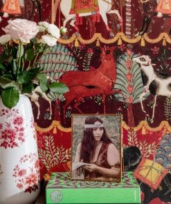 Mind The Gap New Woodstock Collection, Carnaval Green Wallpaper