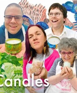 Arthouse Unlimited Enchanted Plant Wax Candle (Amber & Tonka Bean)