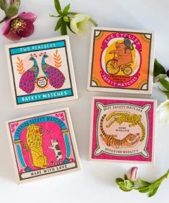 Archivist Gallery Chasing Big Cats Luxury Match Box Square