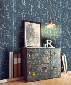 Mind The Gap The Craftsman Chateau Anthracite Wallpaper