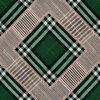 Mind The Gap Checkered Patchwork Green Wallpaper Wallpaper & Paint