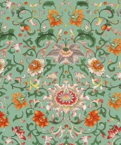 Mind The Gap Chinese Floral Wallpaper Rose & Thorn