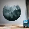 BN The Craftsman Wallpaper Circles Cloudy Woods