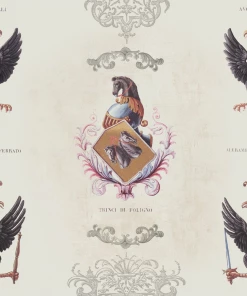 Mind The Gap Wallpaper & Paint Coats Of Arms Wallpaper