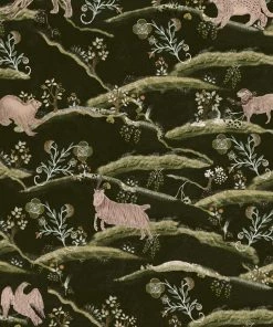 Mind The Gap Countryside By Night Wallpaper Rose & Thorn