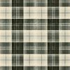 Mind The Gap Countryside Plaid Charcoal Wallpaper