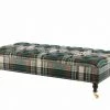 Mind The Gap Saray Ottoman - Monterey Plaid