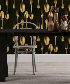 Mind The Gap Wallpaper & Paint Cutlery Copper Wallpaper 11 Mind The Gap Wallpaper & Paint Cutlery Copper Wallpaper