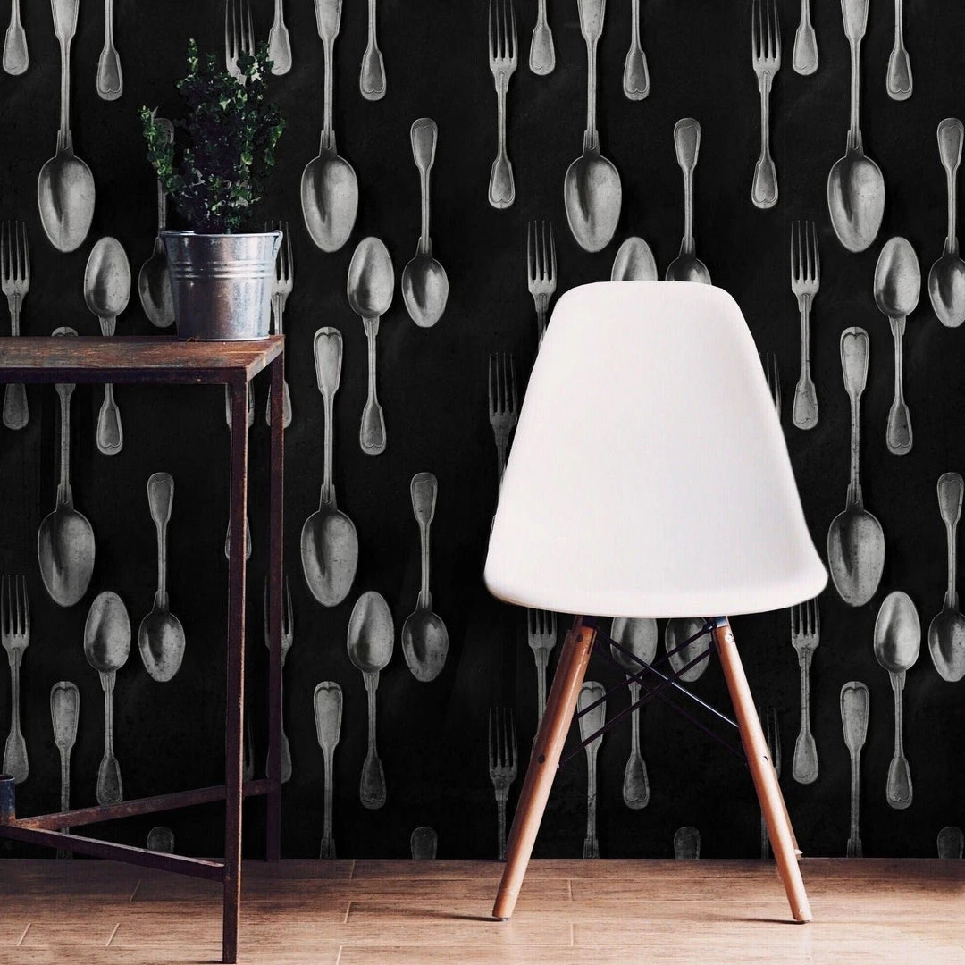 Mind The Gap Cutlery Silver Wallpaper 4 Mind The Gap Cutlery Silver Wallpaper