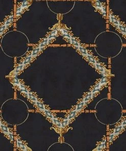 Mind The Gap Wallpaper & Paint Decorative Harness, Burgundy Wallpaper