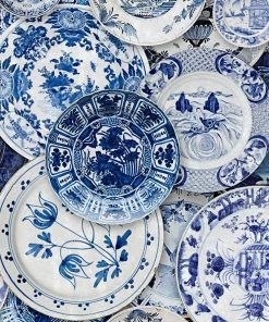 Mind The Gap Delftware Wallpaper Les Jardins Royaux