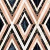 Mind The Gap Memphis To Miami Diamonds In Copper Wallpaper